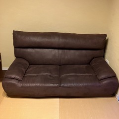 高さ調節可能！2.5人掛けソファの画像