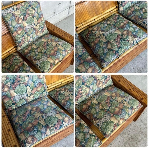 ✿伝統工芸✿ 和風竹家具 ストア “梅里竹芸” 3人掛けソファ アジアン