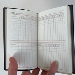 2026黒手帳（企業名入り）の画像
