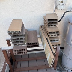 人工木デッキ材　端物の画像