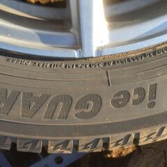 ホイール付きスタットレスタイヤの画像