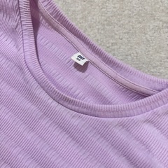 紫　薄手　Tシャツ　120cm キッズの画像