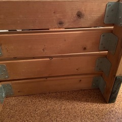 木製のすのこの画像