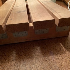 木製のすのこの画像
