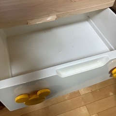 ジャンク　ミッキー　衣類ケース　　　こたつテーブル　セット　の画像