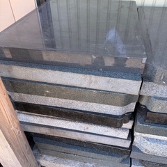 石板　御影石　庭石　石材　まとめて30枚　76×61×6.3の画像