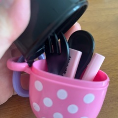 携帯用スプーンとフォークの画像