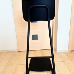 STAN CHAIR スタンディングチェア ＆MEDICAL もたれる立ち椅子 腰痛 姿勢 オフィスチェア オフィス家具 チェア椅子 (ブラック)の画像