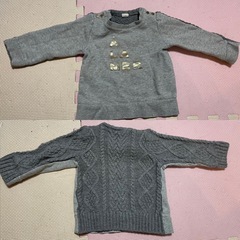 女児 80-90冬服11点トレーナー多めの画像