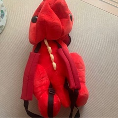 恐竜のリュックの画像