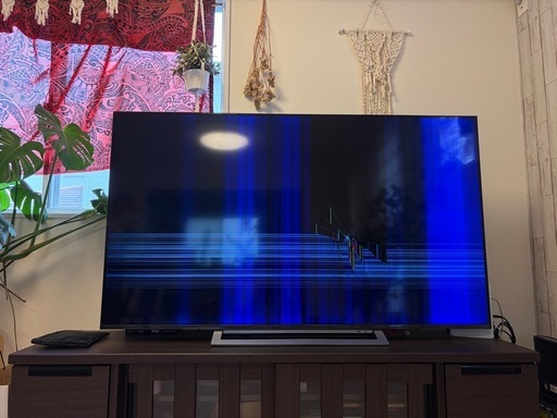 65インチテレビ(画面割れあり)