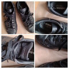 スタン・スミス　28cm　黒　アディダス　スニーカー　adidasの画像