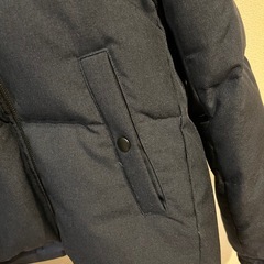 アーバンリサーチ ダウンジャケット フード付き ネイビーブルーの画像