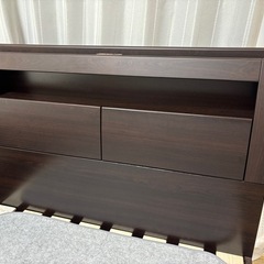 ニトリ　ベッドフレーム（マットレス＋除湿シート付き）の画像