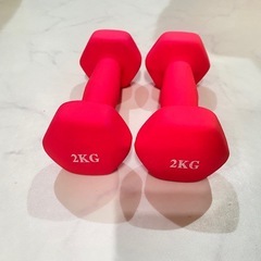 ダンベル2kg×2個の画像