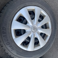 195/65R15ホイール・スタッドレスタイヤ4本1シーズン使用YOKOHAMAヨコハマの画像