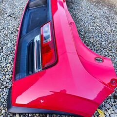 アルトターボRS　リアバンパー　赤色　色褪せの画像