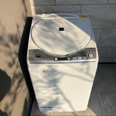 激安‼️ 全自動洗濯機　洗濯機　乾燥機付き　SHARP電気洗濯乾燥機 ES-TX8Dの画像