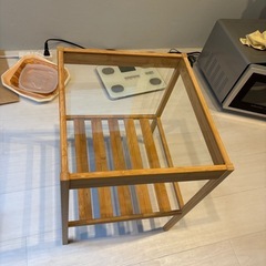 IKEA NESNA サイドテーブル ナチュラルの画像