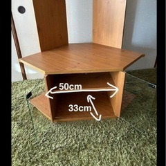 コーナーテレビボードの画像