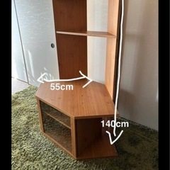 コーナーテレビボードの画像
