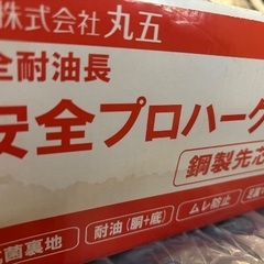 長靴　安全靴　安全プロハークス27センチの画像