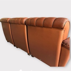 カリモク　ソファー　３人掛け　セパレート　3P ヴィンテージ　アンティークの画像