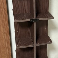 【完成品】 本棚 書棚 漫画 コミック スリム 省スペース おしゃれ 回転 キャスター 子ども 子供部屋 木製 タワー型 オープン ディスプレイラック の画像