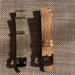 時計バンド・時計ベルト　未使用20ミリの画像