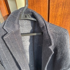 TK SHOP タケオキクチ　紺色ストライプコートの画像