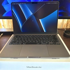 MacBook Air m3 スペースグレイ 16GB 256GB 美品の画像