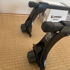 カーメイト INNO INSDK ルーフキャリア ベース バー セット　軽バン の画像