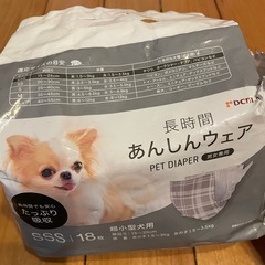 安心ウェア 小型犬 オムツ SS SSSの画像