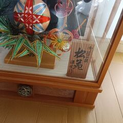 羽子板飾り　お祝い　女の子　飾り　ケース　オルゴール　昭和レトロの画像