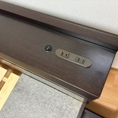 【お譲り先決定】ダブルベッド+マットレスの画像