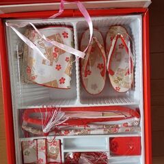 子ども　着物用帯　草履　バッグ　セット　七五三　昭和レトロの画像