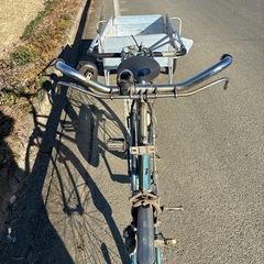 アルミ折りたたみ、自転車レアカーセットでの画像