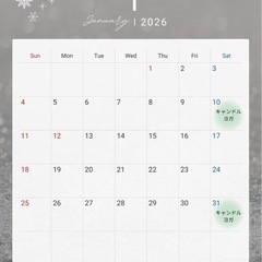 キャンドルナイトヨガの画像