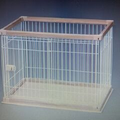 【未開封/長期保管品/お引取り限定】■ウッディサークル■アイリス■小型・中型犬用■ナチュラル■PWSR-960■の画像