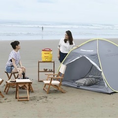 インフレーターマット、ワンタッチテントの画像