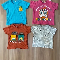 80サイズ上下4セットの画像