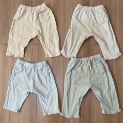 80サイズ上下4セットの画像