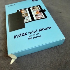 【新品未使用】Instax mini album（黒）の画像