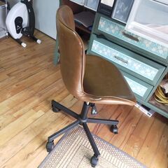 アイリスプラザ ヴィンテージ風デザインワークチェア の画像