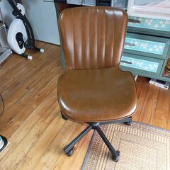 アイリスプラザ ヴィンテージ風デザインワークチェア の画像