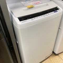 リユースマン倉敷、洗濯機7キロ、ホワイト✖️ブラック、日立、BW-V70CE6、2019年製の画像