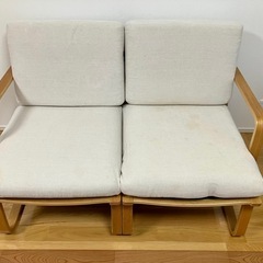 無印良品　ソファチェアの画像