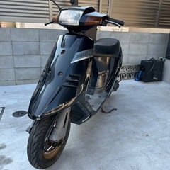 アドレス50 実働 バッテリー新品交換 セル始動OK 即日の配送も可能ですのでご相談ください 軽くて速い2ストマシン 原付　の画像