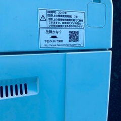 ♦AQUA 電気洗濯機【2017年製】AQW-KS6Eの画像