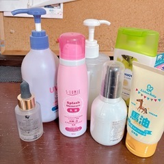 年末大掃除 赤ちゃん用 大人用 化粧品 日焼け止め 馬油 まとめ売りの画像